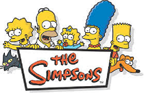 logo con imagen de la
 familia simpson